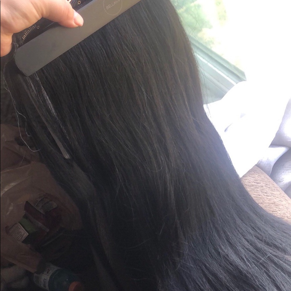 Bellami hair clip in extensions